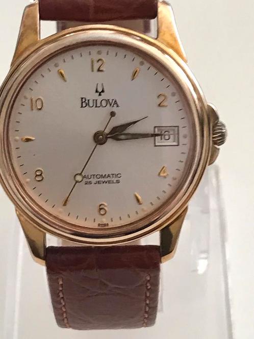 BULOVA Automaat compleet set, Sieraden, Tassen en Uiterlijk, Horloges | Antiek, Polshorloge, Bulova, Overige materialen, 1960 of later