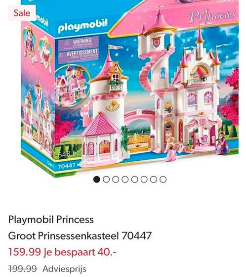 Groot playmobil kasteel., Kinderen en Baby's, Speelgoed | Playmobil, Zo goed als nieuw, Ophalen