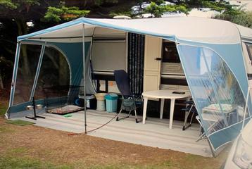 Isabella Caravan Luifel met Carbon Frame - Omloopmaat G13