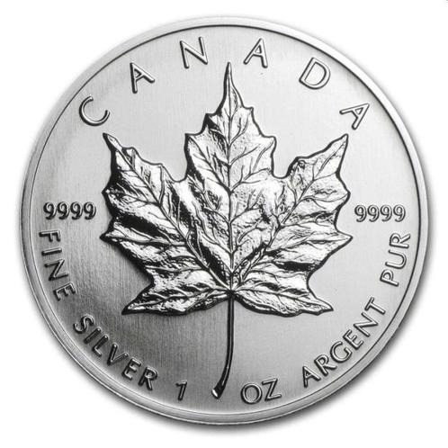 Canada 1 ounce 2008 Maple leaf, Postzegels en Munten, Munten | Amerika, Losse munt, Noord-Amerika, Zilver, Ophalen of Verzenden