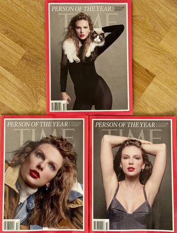 TAYLOR SWIFT, TIME Magazine, complete set of 3, US edition