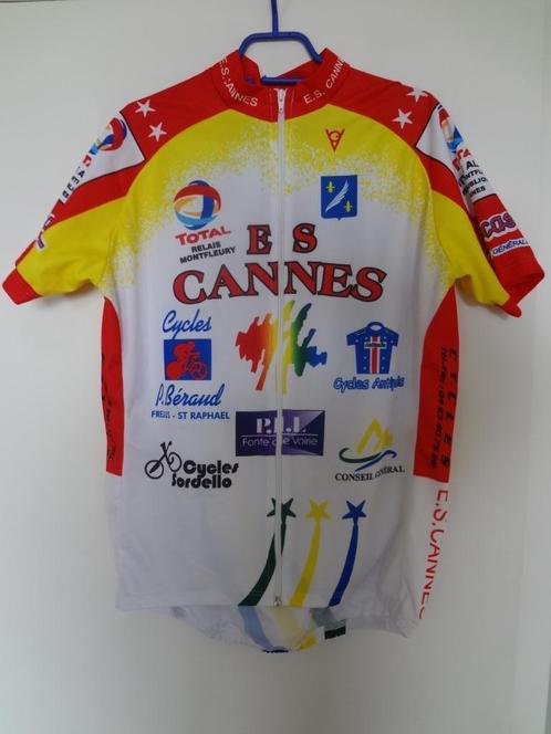 Wielershirt Franse wielerclub E.S. Cannes, Sport en Fitness, Wielrennen, Zo goed als nieuw, Kleding, Ophalen of Verzenden