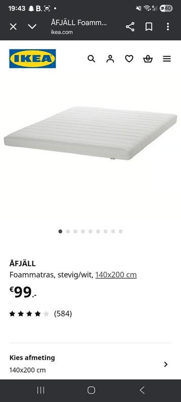 Ikea Bedframe SLATTUM with or without Matress - afbeelding 5 Ikea Bedframe SLATTUM with or without Matress - afbeelding 5