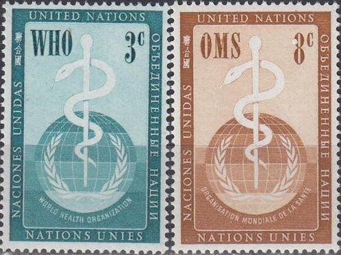 Verenigde Naties New York -VN1.05- 1956 - W.H.O, Postzegels en Munten, Postzegels | Amerika, Postfris, Noord-Amerika, Verzenden