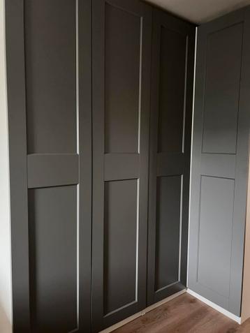 Kastdeuren Ikea Grijs (4x) - afbeelding 1 Kastdeuren Ikea Grijs (4x) - afbeelding 1