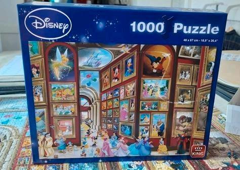 1000 stukjes Disney puzzel van King, Hobby en Vrije tijd, Denksport en Puzzels, Gebruikt, Legpuzzel, 500 t/m 1500 stukjes, Ophalen of Verzenden