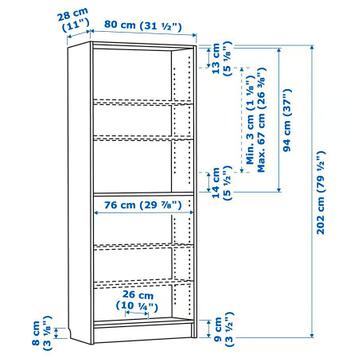 ikea Billy boekenkast zwart NIEUW IN DOOS - afbeelding 2 ikea Billy boekenkast zwart NIEUW IN DOOS - afbeelding 2