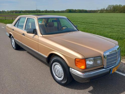 Mercedes 280SE 1981 W126, Auto's, Oldtimers, Bedrijf, Mercedes-Benz, Benzine, Sedan, Automaat, Beige, Beige, Stof, Achterwielaandrijving