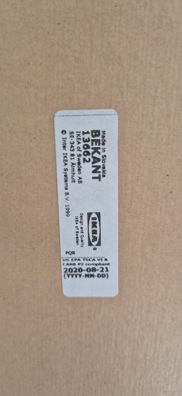 Ikea Bekant Bureaublad Zwart - afbeelding 3 Ikea Bekant Bureaublad Zwart - afbeelding 3