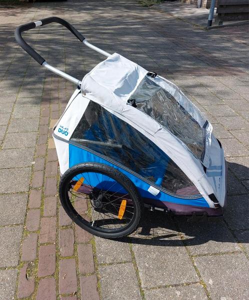 Croozer XLC Duo fietskar voor twee kinderen., Fietsen en Brommers, Fietsaccessoires | Aanhangers en Karren, Gebruikt, Kinderkar
