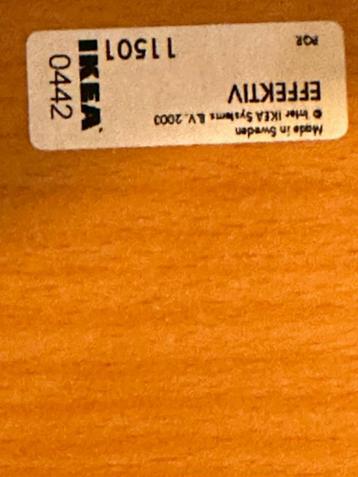Ikea effektiv kastje beuken met blauw wit deurtjes - afbeelding 5 Ikea effektiv kastje beuken met blauw wit deurtjes - afbeelding 5