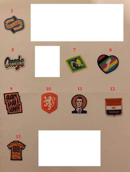 AH Oranje patches, Verzamelen, Supermarktacties, Albert Heijn, Ophalen of Verzenden
