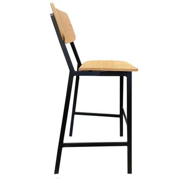 Set van 6 Eggleston hoge stoelen - Stapelbaar, Uniek Design