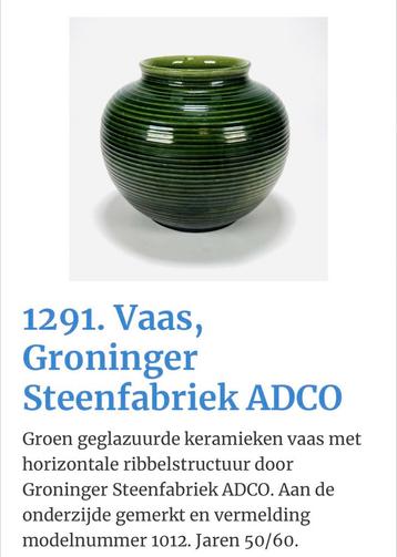 Vaas ADCO keramiek Groningen