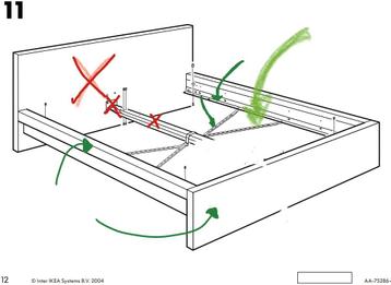 Losse onderdelen Ikea Malm bed 140 x 200 (oude versie) - afbeelding 4 Losse onderdelen Ikea Malm bed 140 x 200 (oude versie) - afbeelding 4
