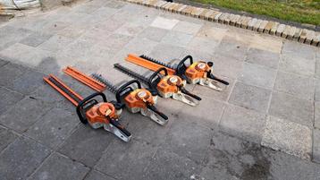 Stihl HS 45 Heggenschaar met werk.