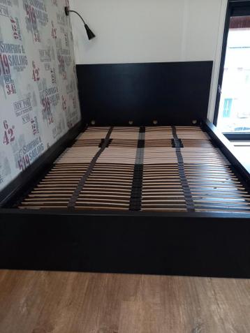 Ikea bed Malm 140x200 met lattenbodem - afbeelding 2 Ikea bed Malm 140x200 met lattenbodem - afbeelding 2