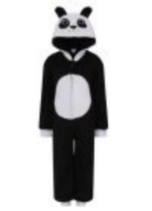 Panda onesie !, Kinderen en Baby's, Carnavalskleding en Verkleedspullen, Zo goed als nieuw, Meisje, 122 t/m 128, Ophalen