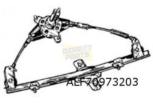 Alfa Romeo 146 (5/95-11/00) raammechaniek Links achter (hand, Auto-onderdelen, Ruiten en Toebehoren, Alfa Romeo, Nieuw, Ophalen of Verzenden