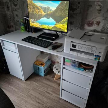 Nieuw Bureau Lobo Lidl - Wit - 138x55x75cm - afbeelding 2 Nieuw Bureau Lobo Lidl - Wit - 138x55x75cm - afbeelding 2