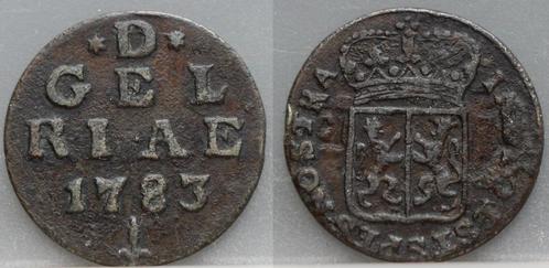 Duit Gelderland 1783, Postzegels en Munten, Munten | Nederland, Losse munt, Overige waardes, Vóór koninkrijk, Verzenden