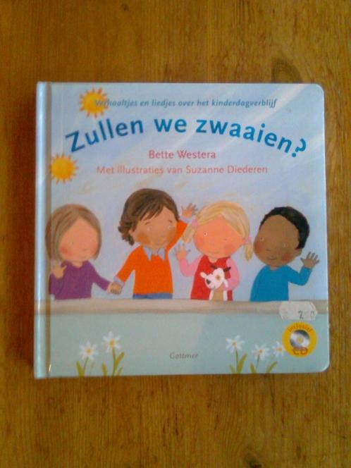 Zullen we zwaaien ? / Onderweg, 2 boekjes met cd, Boeken, Kinderboeken | Baby's en Peuters, Zo goed als nieuw, Ophalen of Verzenden