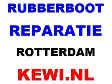 RIB -RUBBERBOOT-REPARATIE -PLAKKEN in ROTTERDAM-- KEWI