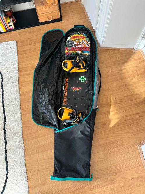 Snowboard Rossignol 154cm + Union Bindings + Travel Bag, Sport en Fitness, Snowboarden, Gebruikt, Board, Ophalen