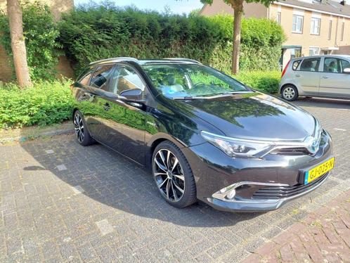 Toyota Auris 1.8 Hybrid Touring Sports CVT 2015 Zwart, Auto's, Toyota, Particulier, Auris, ABS, Achteruitrijcamera, Adaptieve lichten