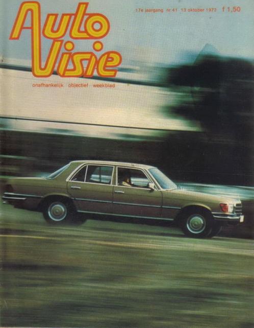 Autovisie 41 1972 : Mercedes Benz S - Ford Capri 1600 XL, Boeken, Auto's | Folders en Tijdschriften, Gelezen, Algemeen, Ophalen of Verzenden