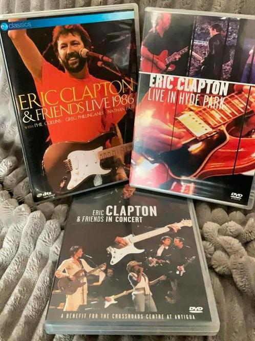 Eric Clapton live in Hyde park, live 1986,in concert NYC, Cd's en Dvd's, Dvd's | Muziek en Concerten, Zo goed als nieuw, Muziek en Concerten