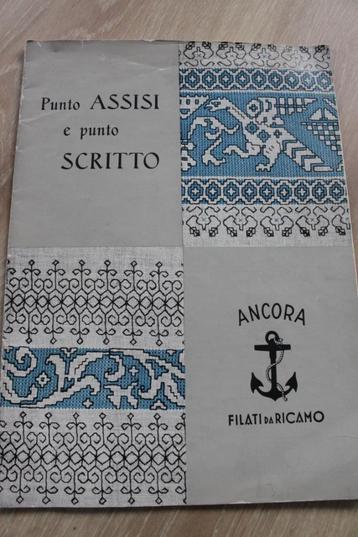 Punto assisi e punto scritto - Ancora Filati Ricamo - Patroo