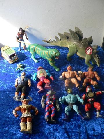 Oude actiefiguren - o.a. He-man, Turtles, e.a.