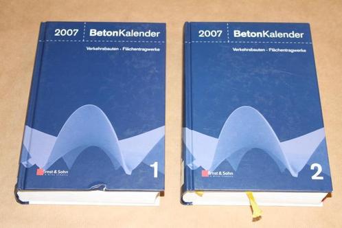 Beton Kalender 2007 - Deel 1 & 2 - Verkehrsbauten, Flächentr, Boeken, Techniek, Zo goed als nieuw, Ophalen of Verzenden