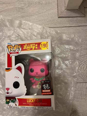 Funko Pop Asia Lucky Cat roze nr 190 Limited Edition 