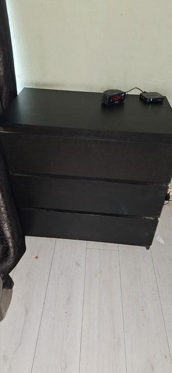 Ikea Malm ladekast zwart - afbeelding 3 Ikea Malm ladekast zwart - afbeelding 3