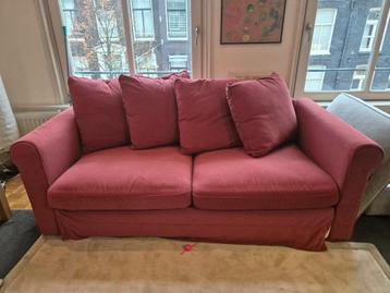 Rood IKEA Slaapbank - 2 pax - afbeelding 1 Rood IKEA Slaapbank - 2 pax - afbeelding 1