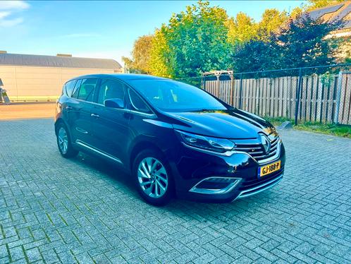 Renault Espace 1.6 TCE 147KW AUT 2015 Zwart 200PK 7P BOVAG, Auto's, Renault, Particulier, Espace, ABS, Adaptieve lichten, Adaptive Cruise Control