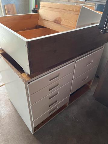 Ladekast 2x met veel opbergruimte - afbeelding 1 Ladekast 2x met veel opbergruimte - afbeelding 1