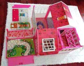 vintage barbie poppen huis 