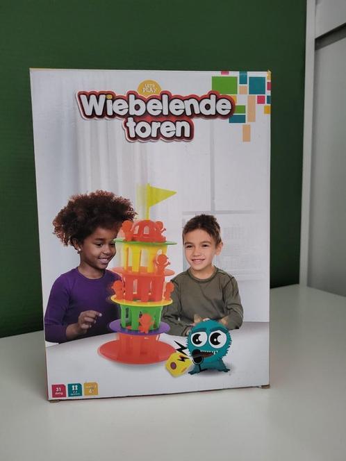 Spelletje - Wiebelende Toren, Hobby en Vrije tijd, Gezelschapsspellen | Bordspellen, Nieuw, Een of twee spelers, Drie of vier spelers