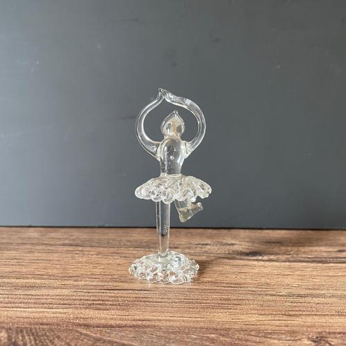 prachtige exclusieve vintage gevlochten glas *BALERINA*, Verzamelen, Beelden en Beeldjes, Overige typen, Ophalen of Verzenden