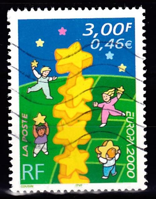 Europa CEPT Frankrijk 2000 MiNr. 3468 gestempeld (2), Postzegels en Munten, Postzegels | Europa | Frankrijk, Gestempeld, Verzenden