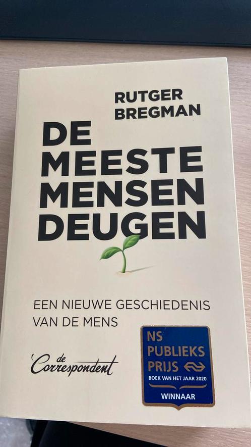 Rutger Bregman - De meeste mensen deugen, Boeken, Overige Boeken, Zo goed als nieuw, Ophalen of Verzenden