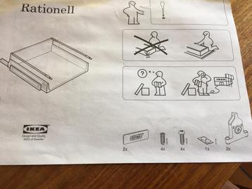 Rationell Ikea lades, 3 stuks 60 x 60 (voor 1 onderkast!) - afbeelding 8 Rationell Ikea lades, 3 stuks 60 x 60 (voor 1 onderkast!) - afbeelding 8