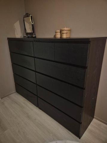 1 stuk te koop Ikea MALM Ladekast - Zwart - afbeelding 2 1 stuk te koop Ikea MALM Ladekast - Zwart - afbeelding 2
