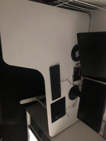 Ikea verstelbaar Bekant hoekbureau wit - afbeelding 6 Ikea verstelbaar Bekant hoekbureau wit - afbeelding 6