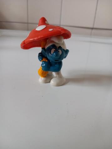 Smurf met 'paraplu' 20118 (Nijmegen oost)