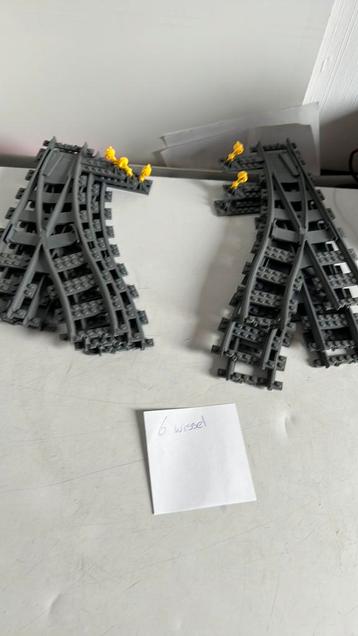 Groot aantal rails voor Lego trein 