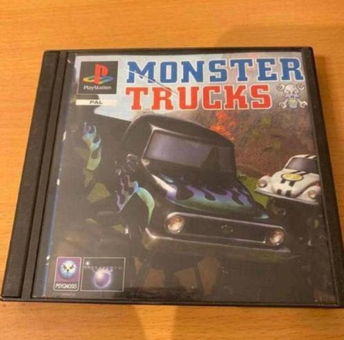 Monster trucks, Spelcomputers en Games, Games | Sony PlayStation 1, Zo goed als nieuw, 1 speler, Vanaf 3 jaar, Ophalen of Verzenden